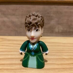 Clara from Dr Who Titans vinyl figurines. BBC. Head moves green dress
